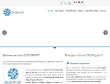 Tablet Screenshot of dlgexport.com